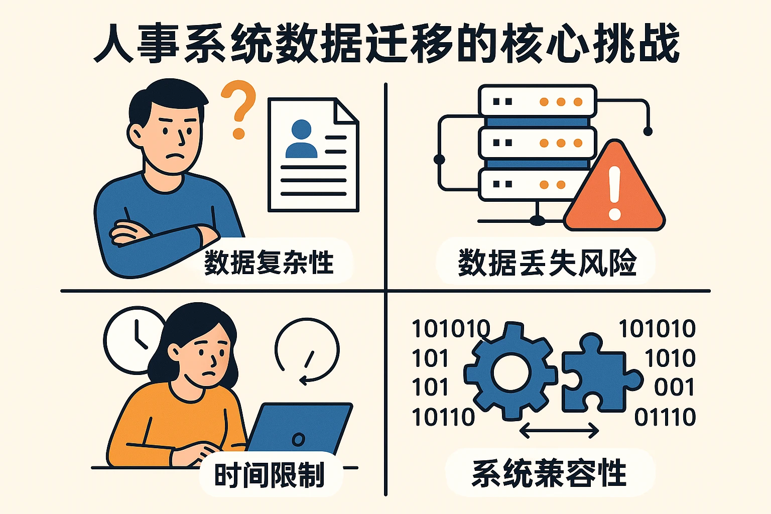人事系统数据迁移的核心挑战