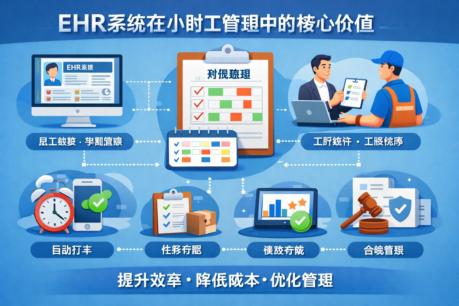 EHR系统在小时工管理中的核心价值