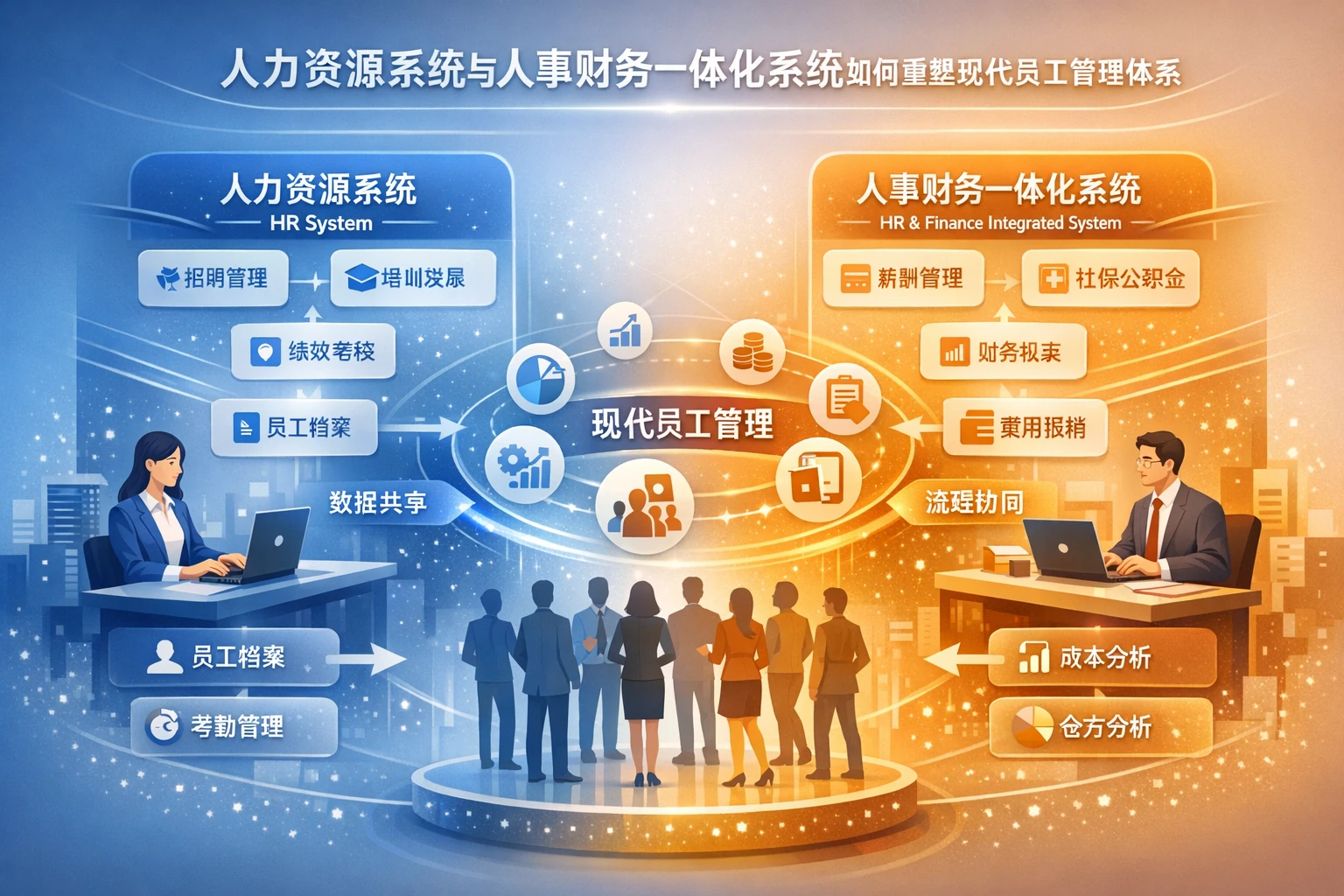 人力资源系统与人事财务一体化系统如何重塑现代员工管理体系