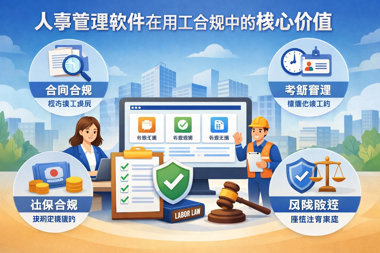 人事管理软件在用工合规中的核心价值