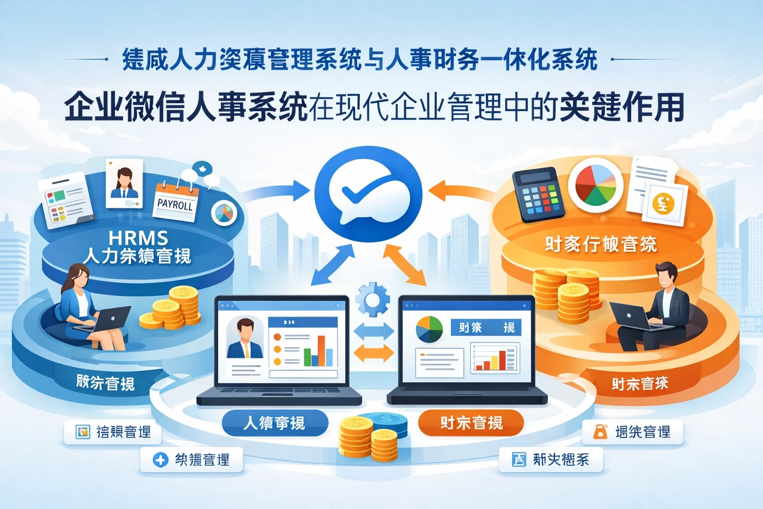 集成人力资源管理系统与人事财务一体化系统：企业微信人事系统在现代企业管理中的关键作用