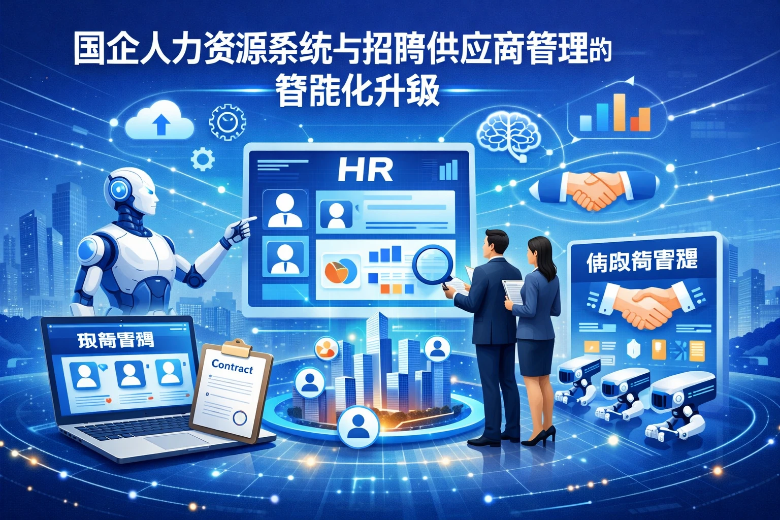 国企人力资源系统与招聘供应商管理的智能化升级