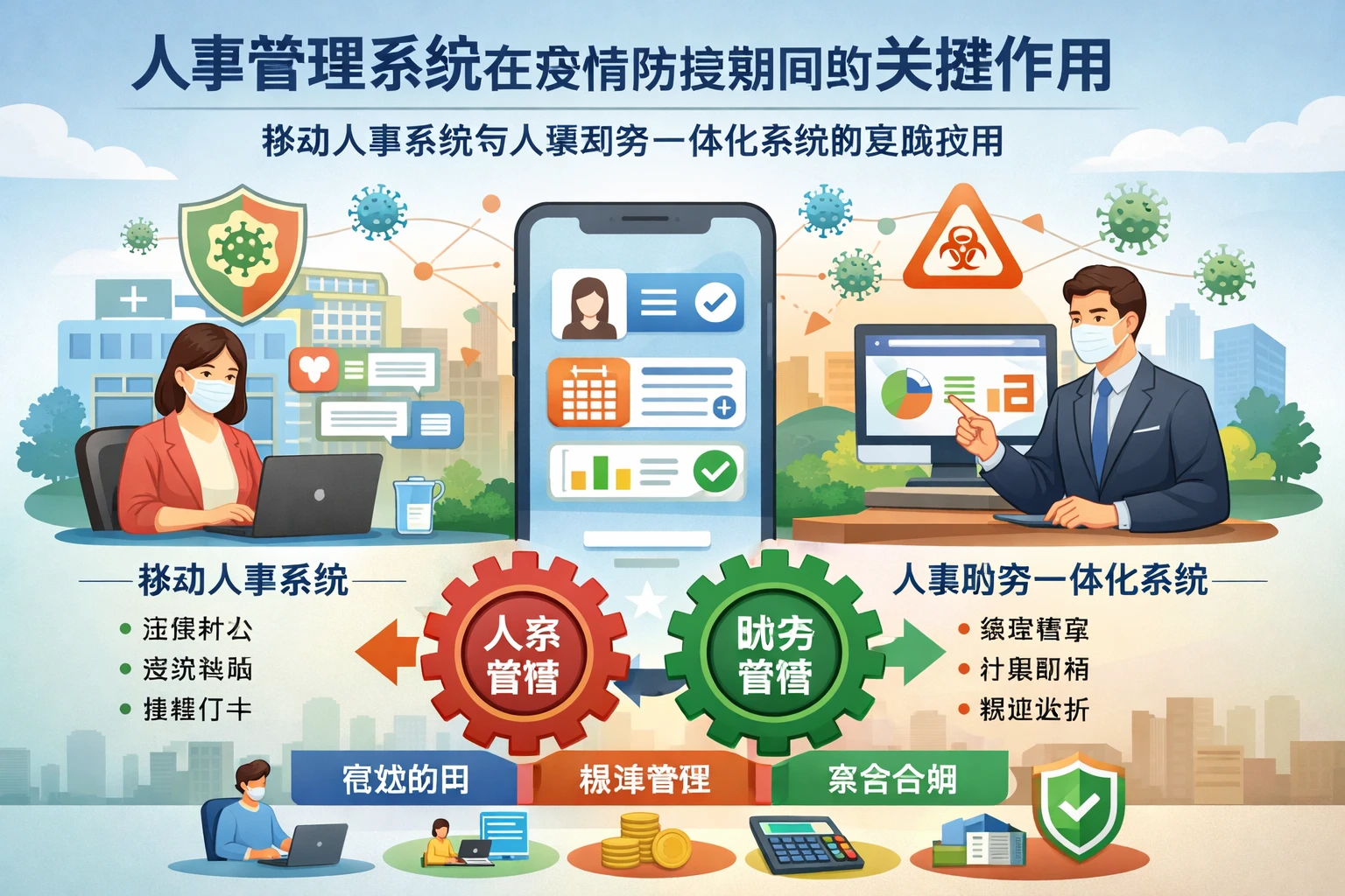 人事管理系统在疫情防控期间的关键作用：移动人事系统与人事财务一体化系统的实践应用