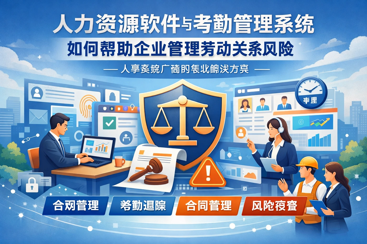人力资源软件与考勤管理系统如何帮助企业管理劳动关系风险——人事系统厂商的专业解决方案