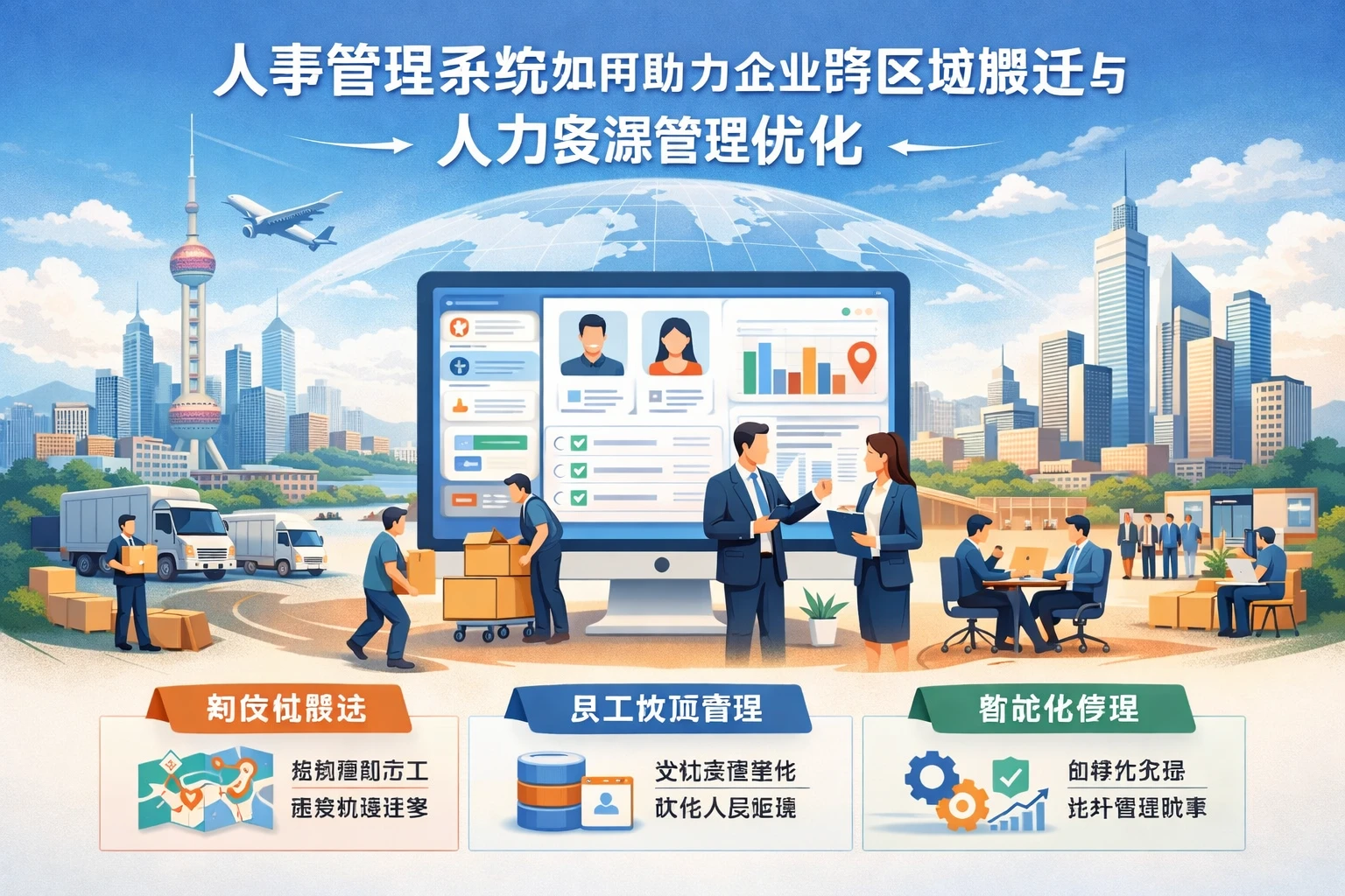人事管理系统如何助力企业跨区域搬迁与人力资源管理优化
