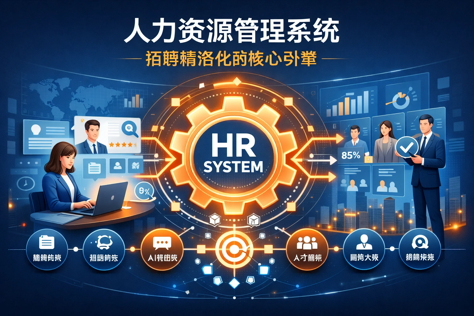 人力资源管理系统：招聘精准化的核心引擎