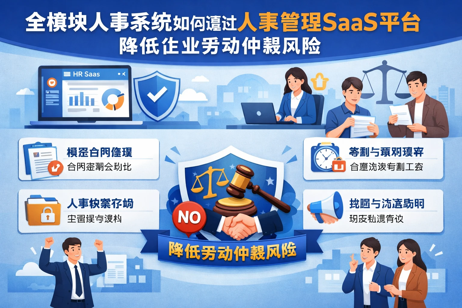 全模块人事系统如何通过人事管理SaaS平台降低企业劳动仲裁风险