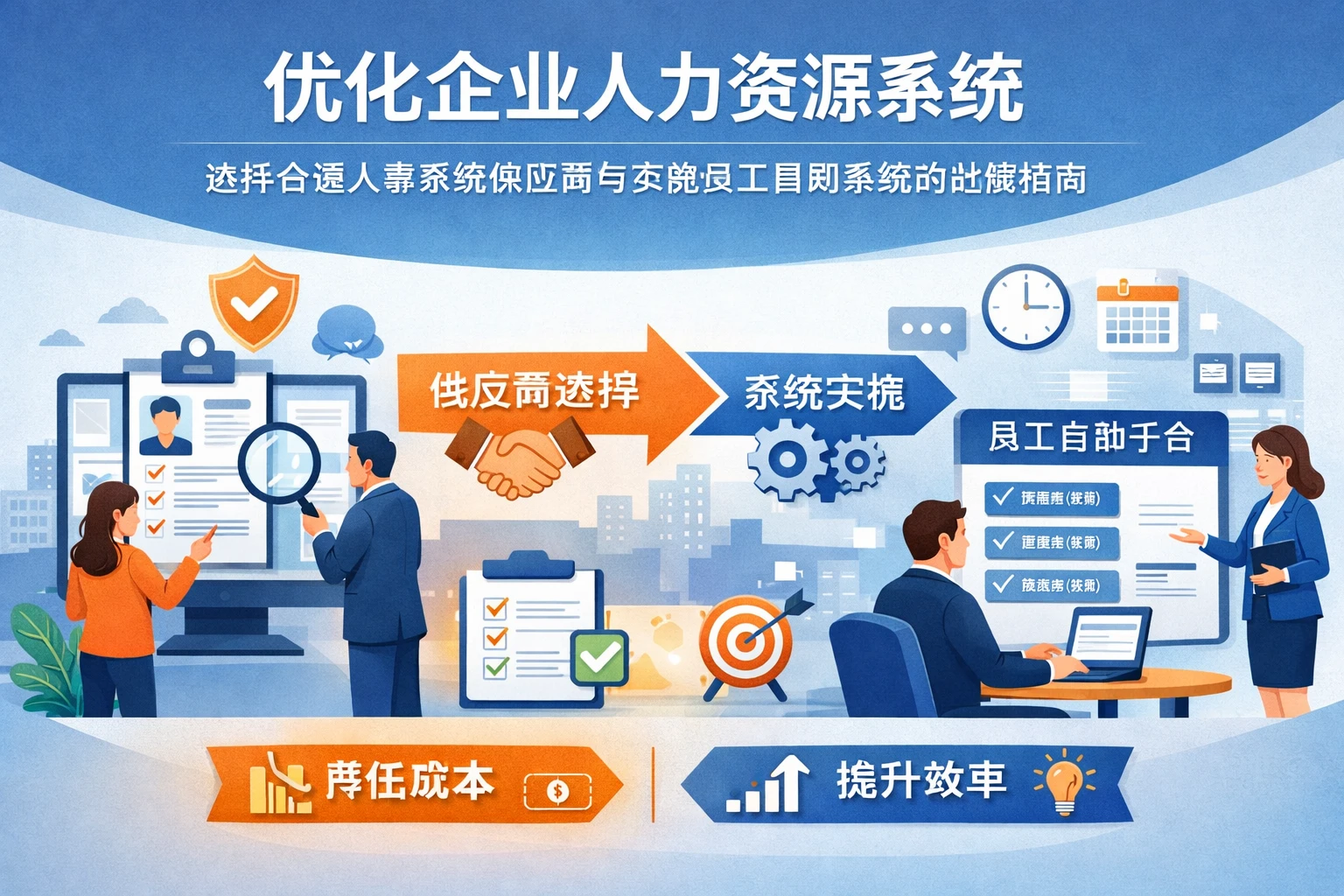 优化企业人力资源系统:选择合适人事系统供应商与实施员工自助系统的战略指南