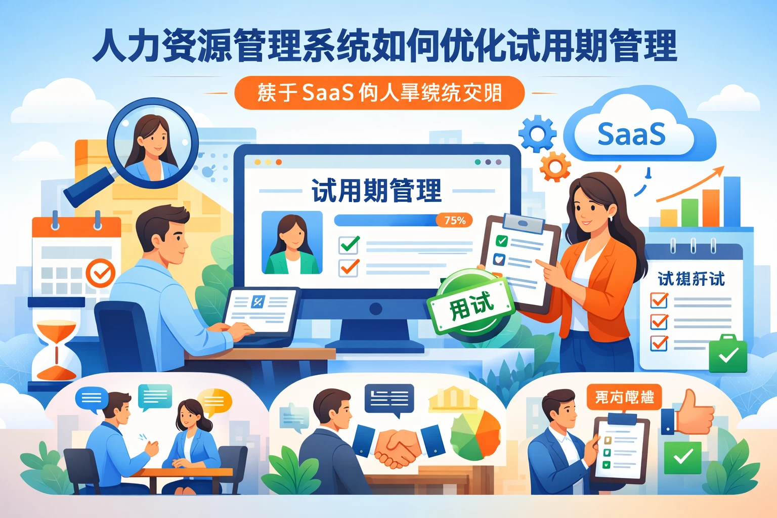 人力资源管理系统如何优化试用期管理：基于SaaS的人事系统实践