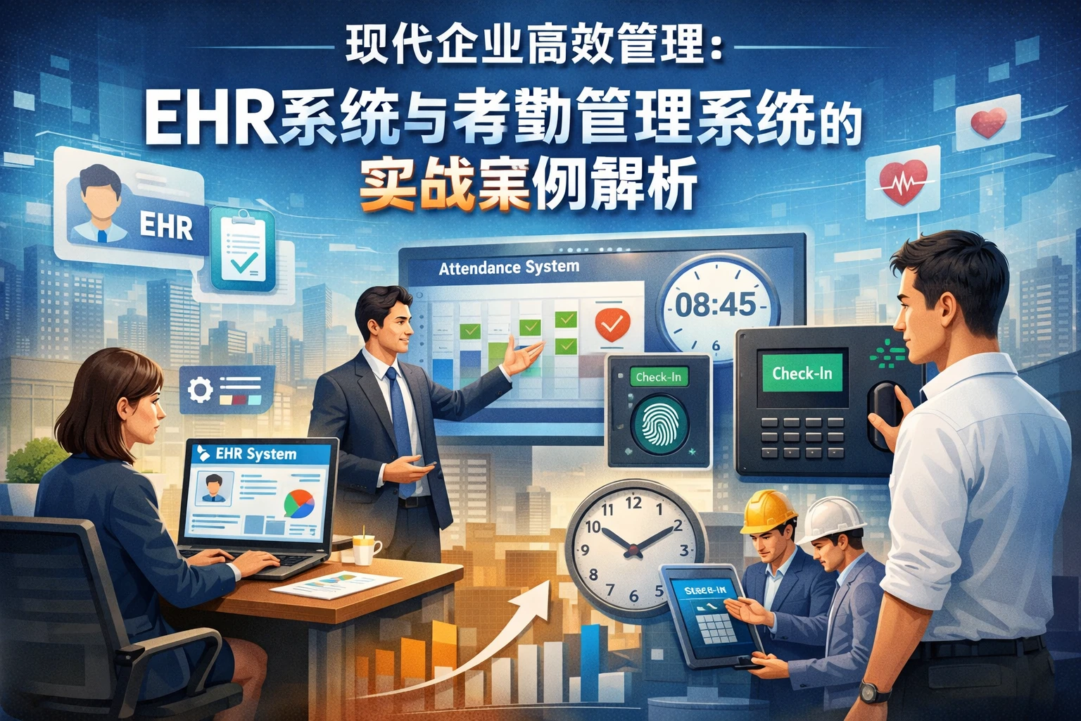 现代企业高效管理：EHR系统与考勤管理系统的实战案例解析