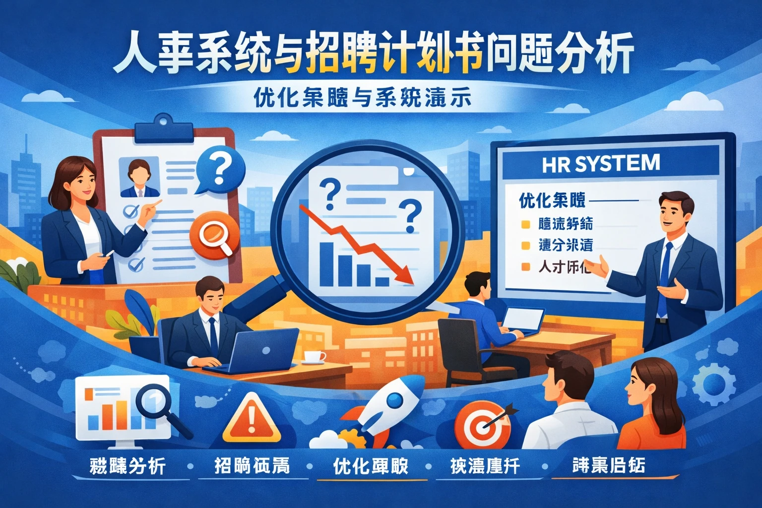 人事系统与招聘计划书问题分析:优化策略与系统演示