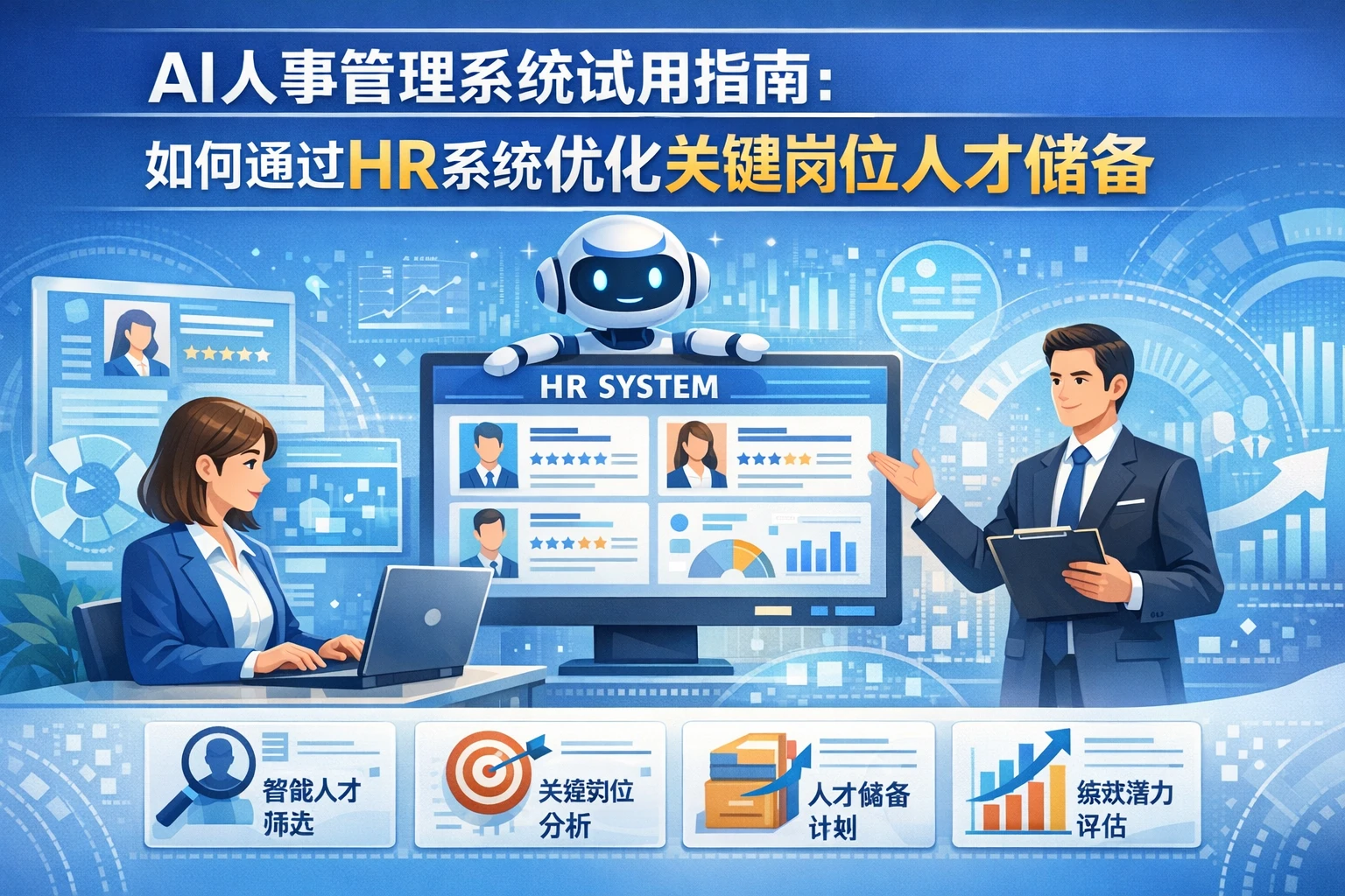 AI人事管理系统试用指南：如何通过HR系统优化关键岗位人才储备
