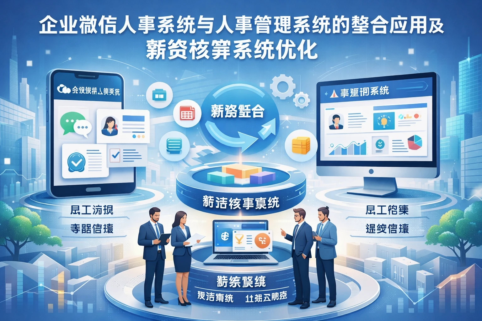 企业微信人事系统与人事管理系统的整合应用及薪资核算系统优化