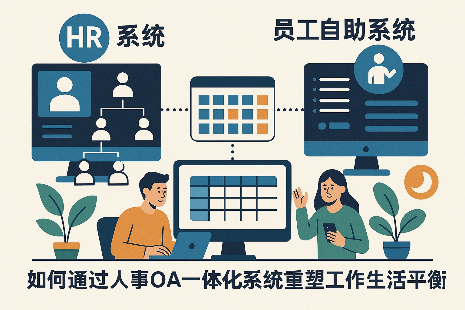 HR系统与员工自助系统如何通过人事OA一体化系统重塑工作生活平衡