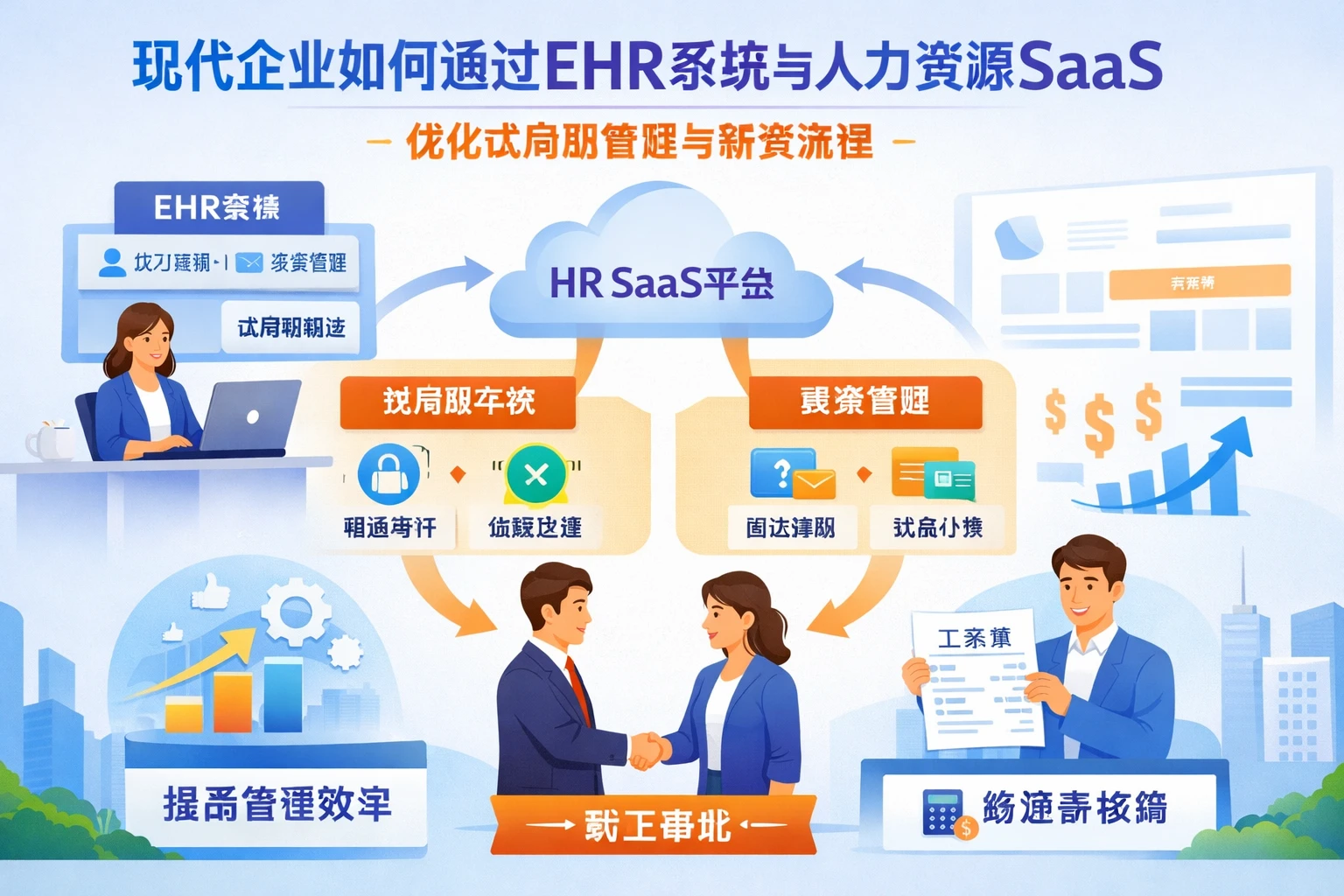 现代企业如何通过EHR系统与人力资源SaaS优化试用期管理与薪资流程