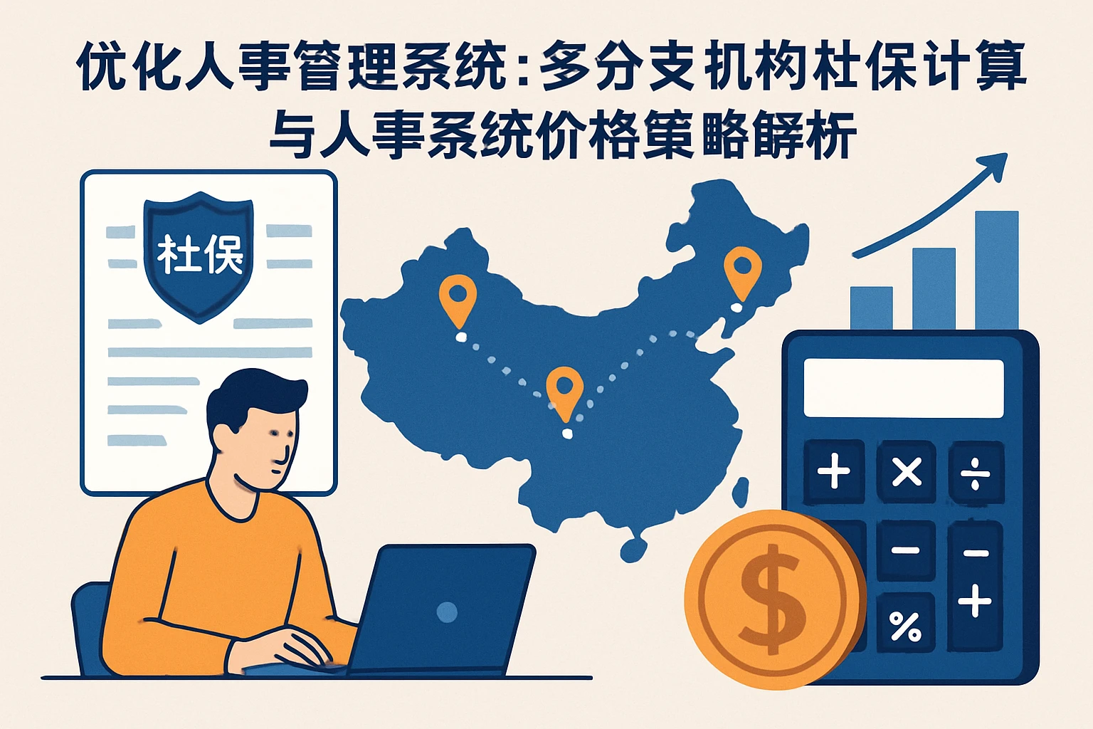 优化人事管理系统：多分支机构社保计算与人事系统价格策略解析