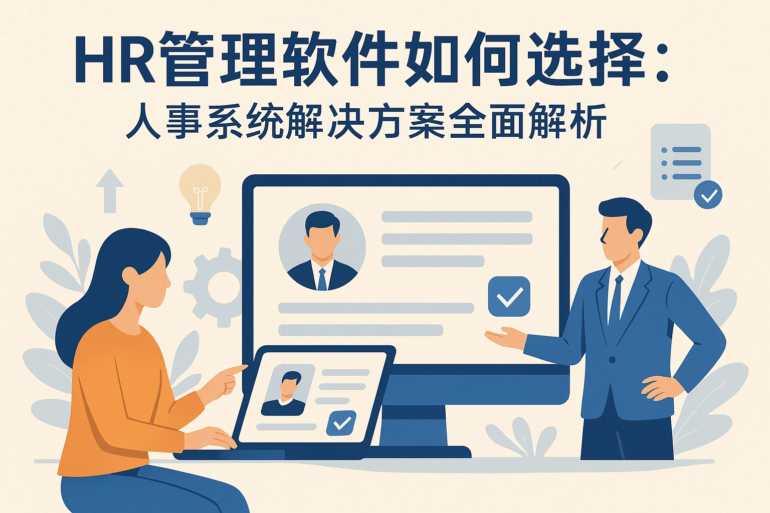 HR管理软件如何选择：人事系统解决方案全面解析