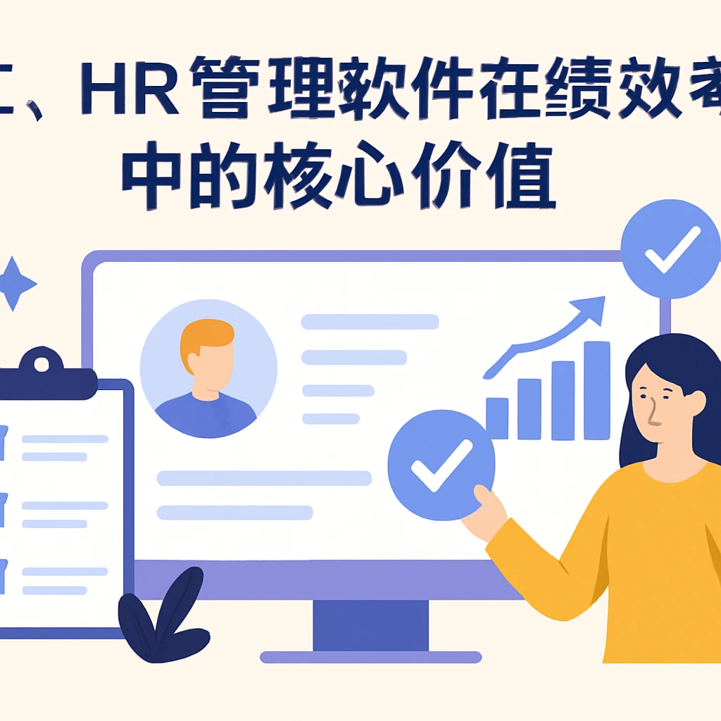 二、HR管理软件在绩效考核中的核心价值