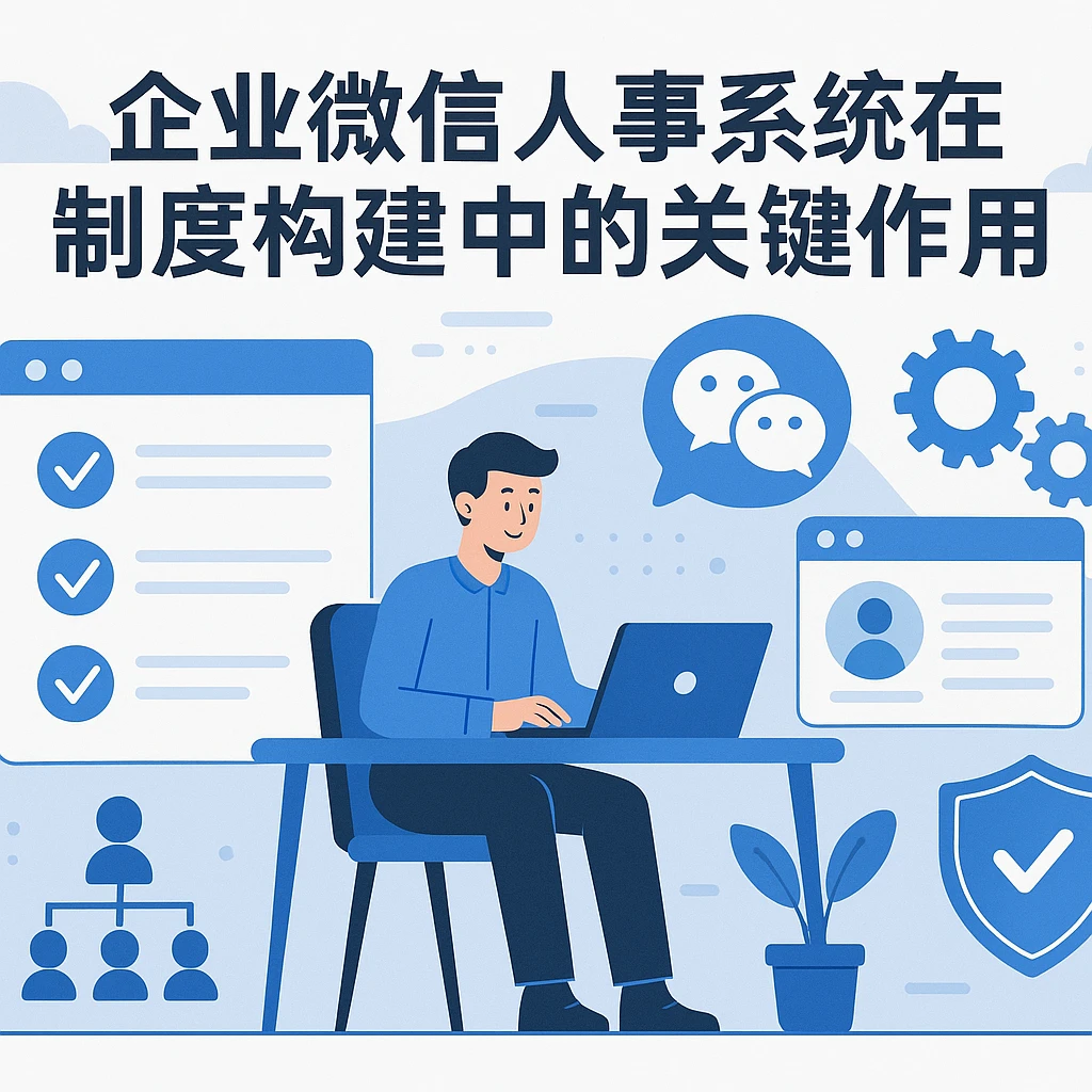 企业微信人事系统在制度构建中的关键作用