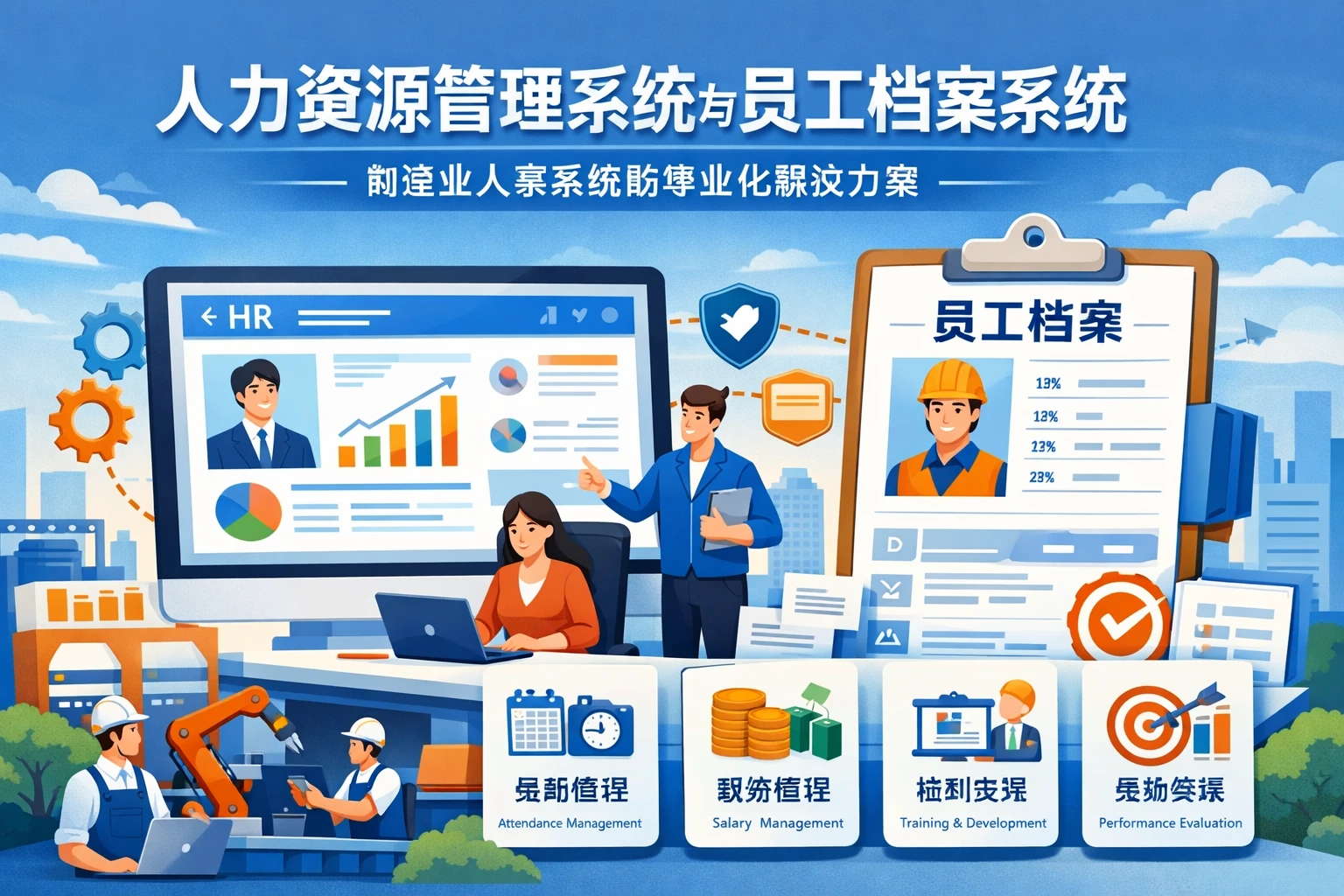 人力资源管理系统与员工档案系统：制造业人事系统的专业化解决方案