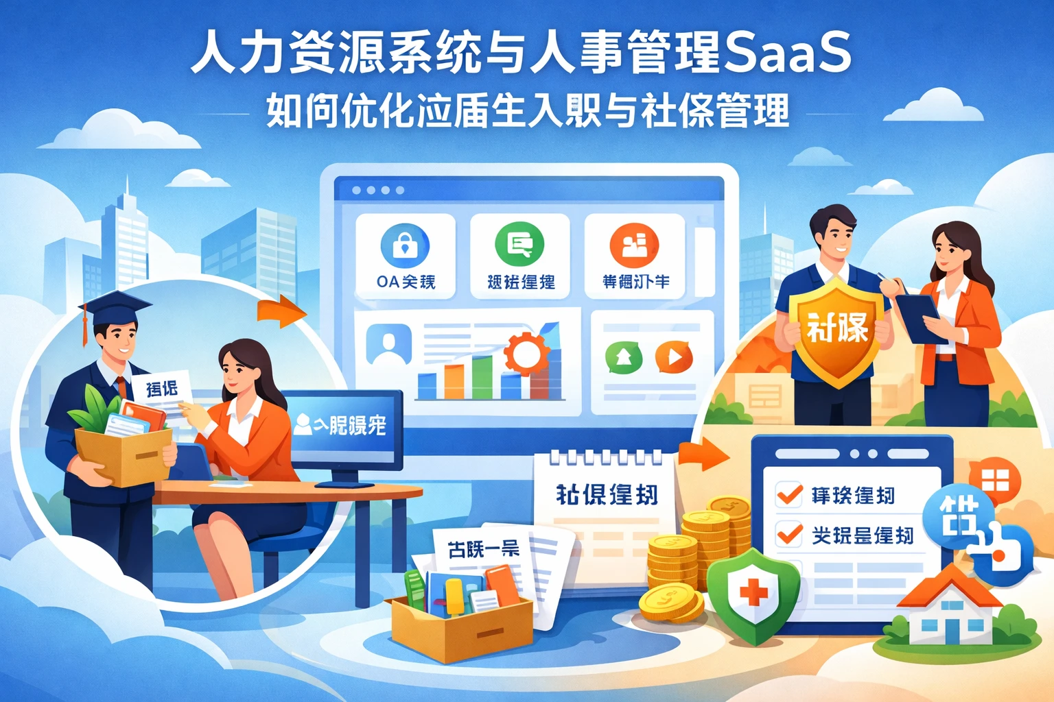 人力资源系统与人事管理SaaS如何优化应届生入职与社保管理
