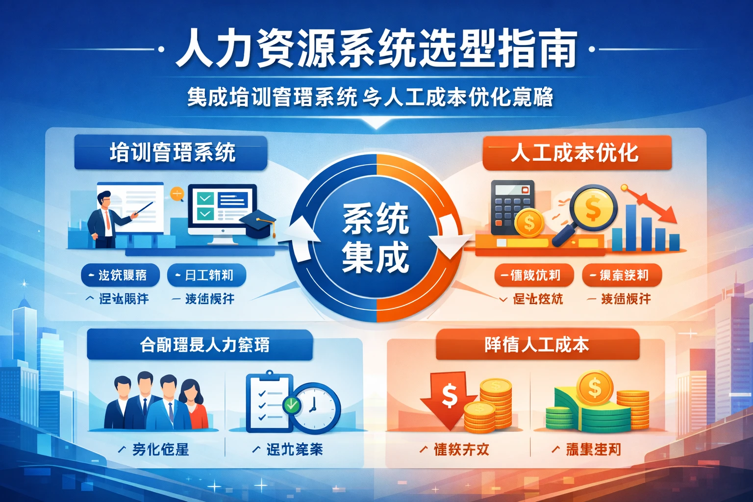 人力资源系统选型指南：集成培训管理系统与人工成本优化策略