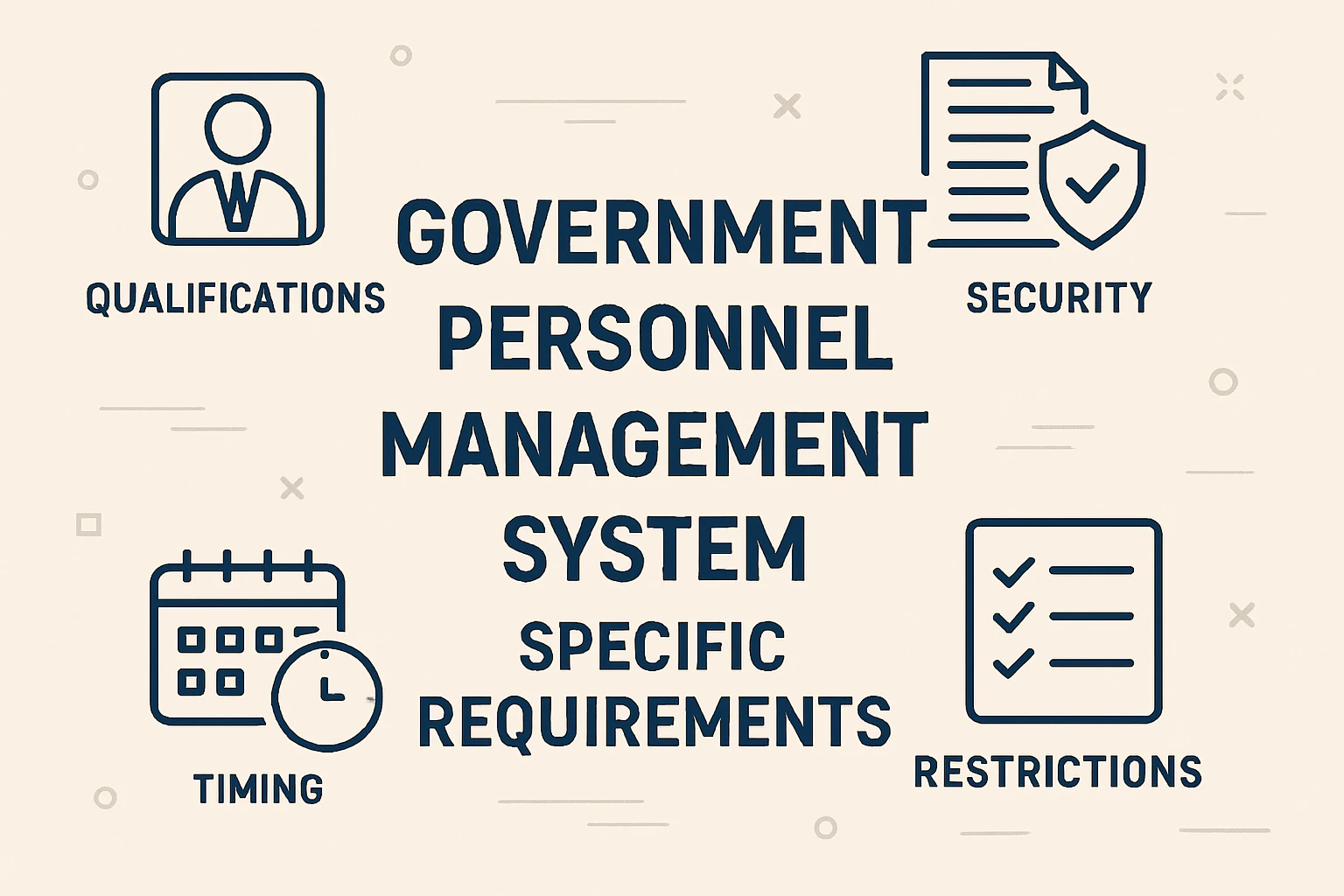 政府人事管理系统的特殊要求