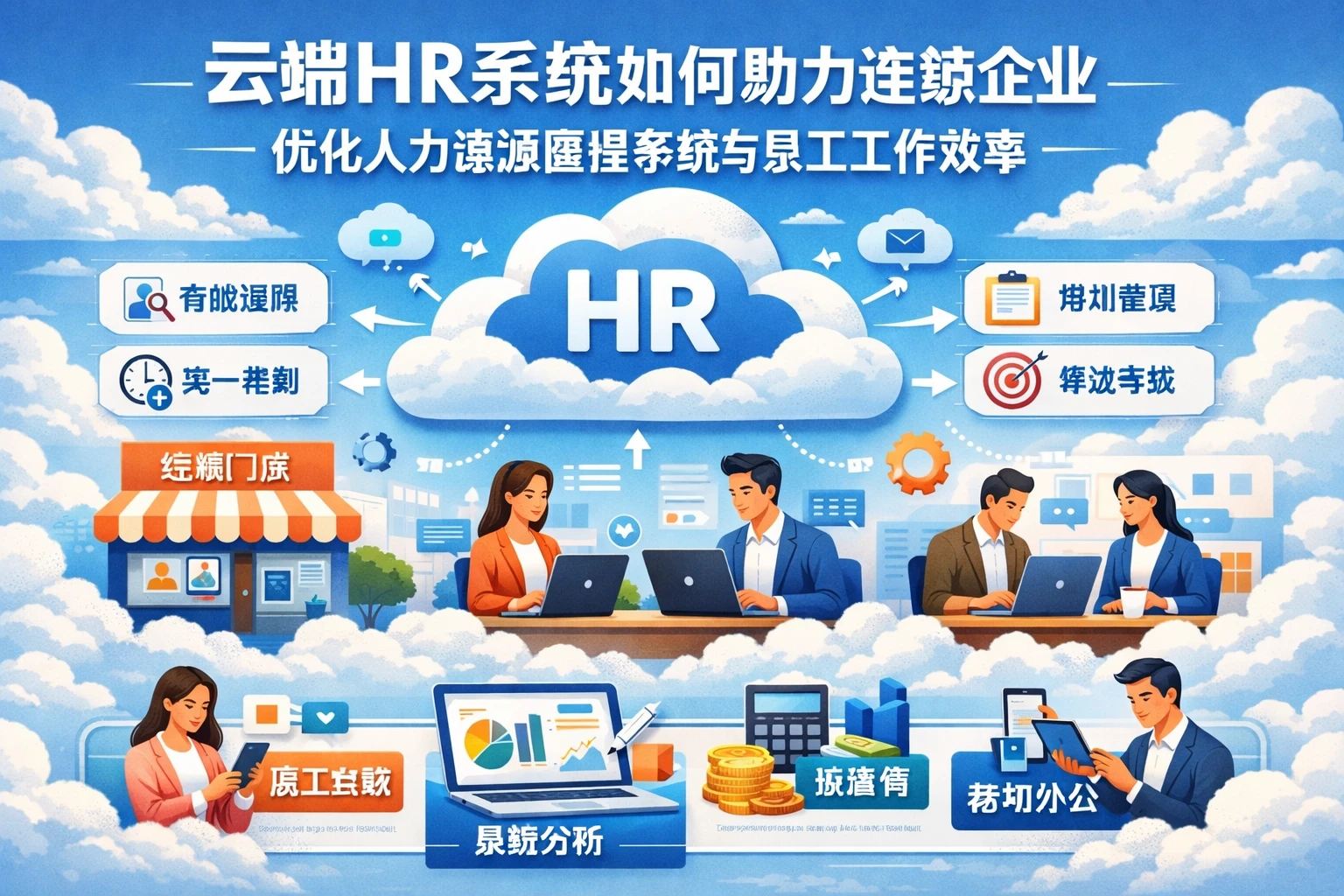 云端HR系统如何助力连锁企业优化人力资源管理系统与员工工作效率