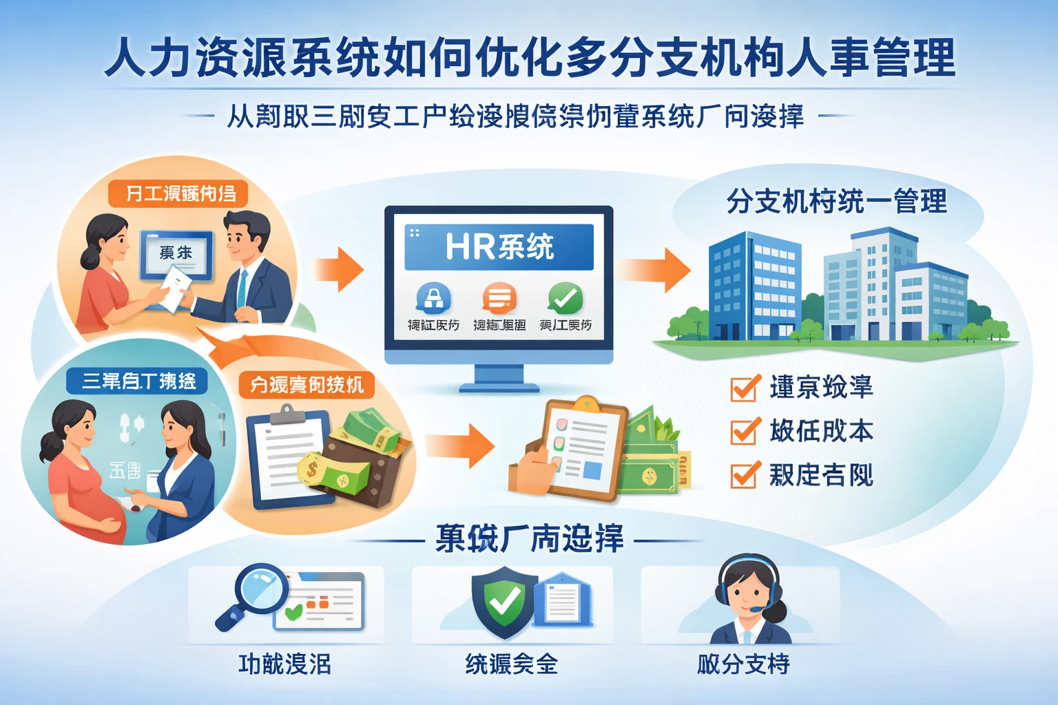 人力资源系统如何优化多分支机构人事管理：从离职三期员工产检费报销案例看系统厂商选择