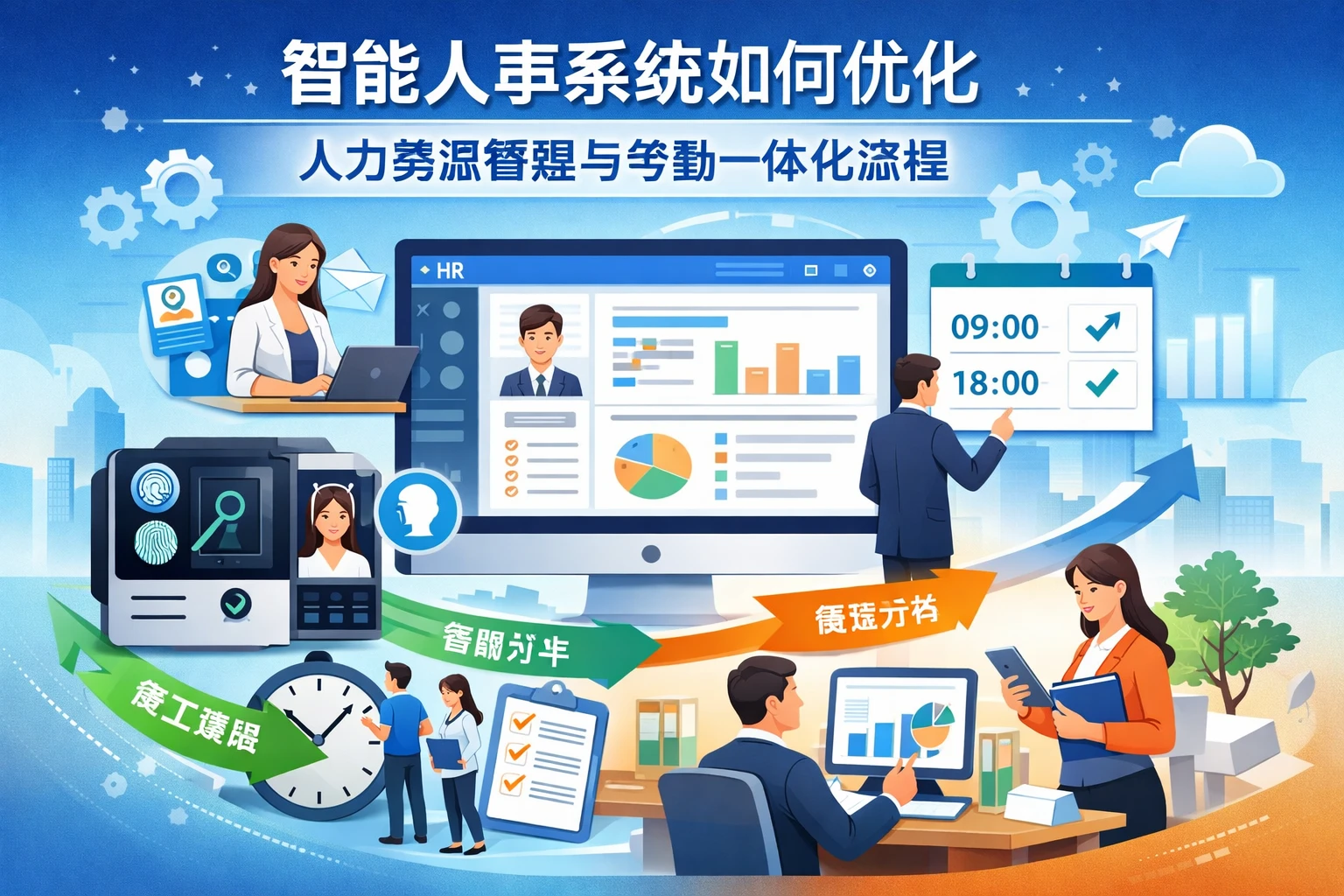 智能人事系统如何优化人力资源管理与考勤一体化流程