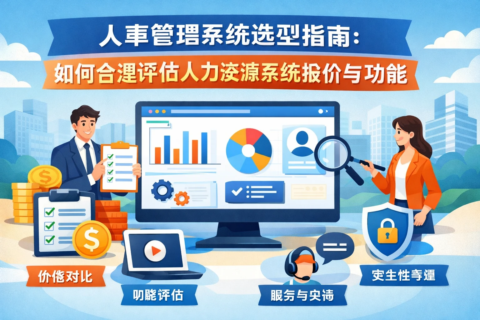 人事管理系统选型指南：如何合理评估人力资源系统报价与功能