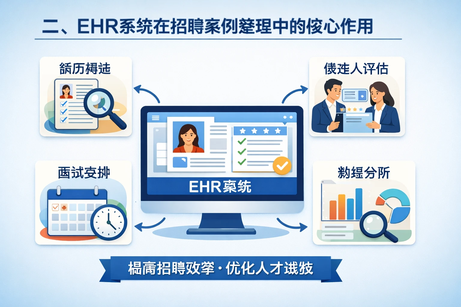 二、EHR系统在招聘案例整理中的核心作用