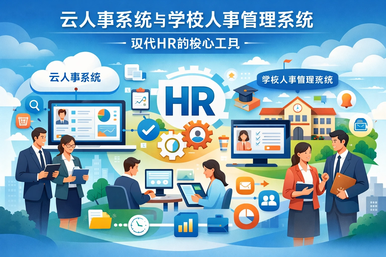 云人事系统与学校人事管理系统：现代HR的核心工具