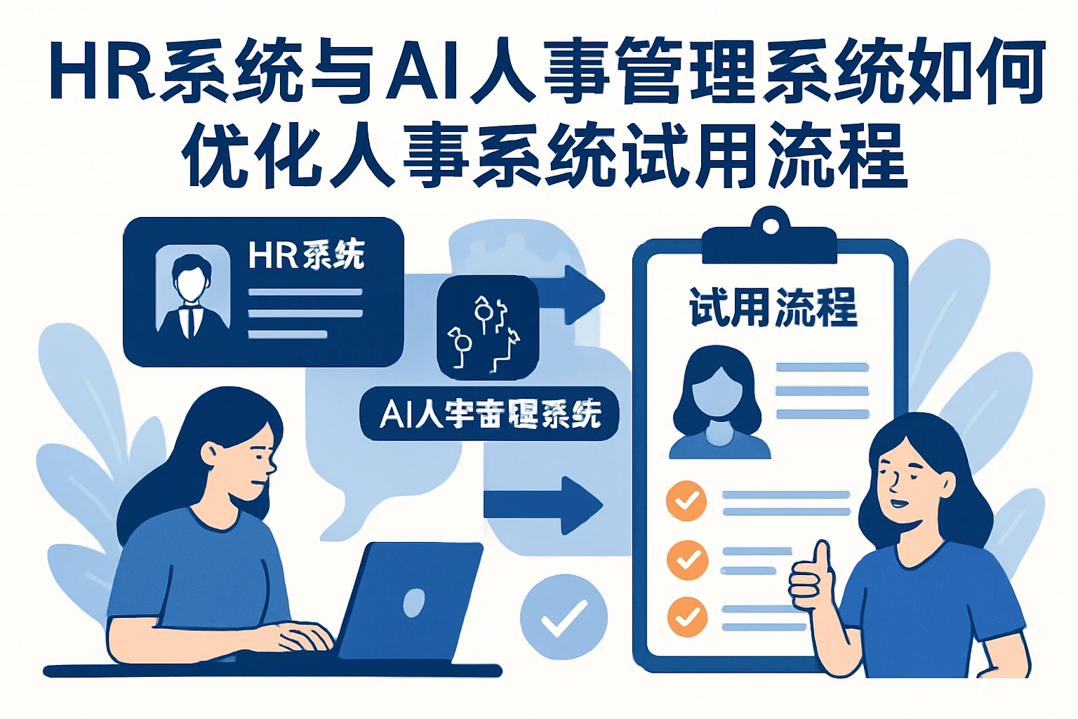 HR系统与AI人事管理系统如何优化人事系统试用流程