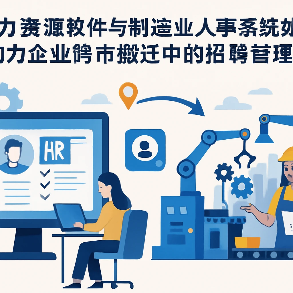 人力资源软件与制造业人事系统如何助力企业跨市搬迁中的招聘管理