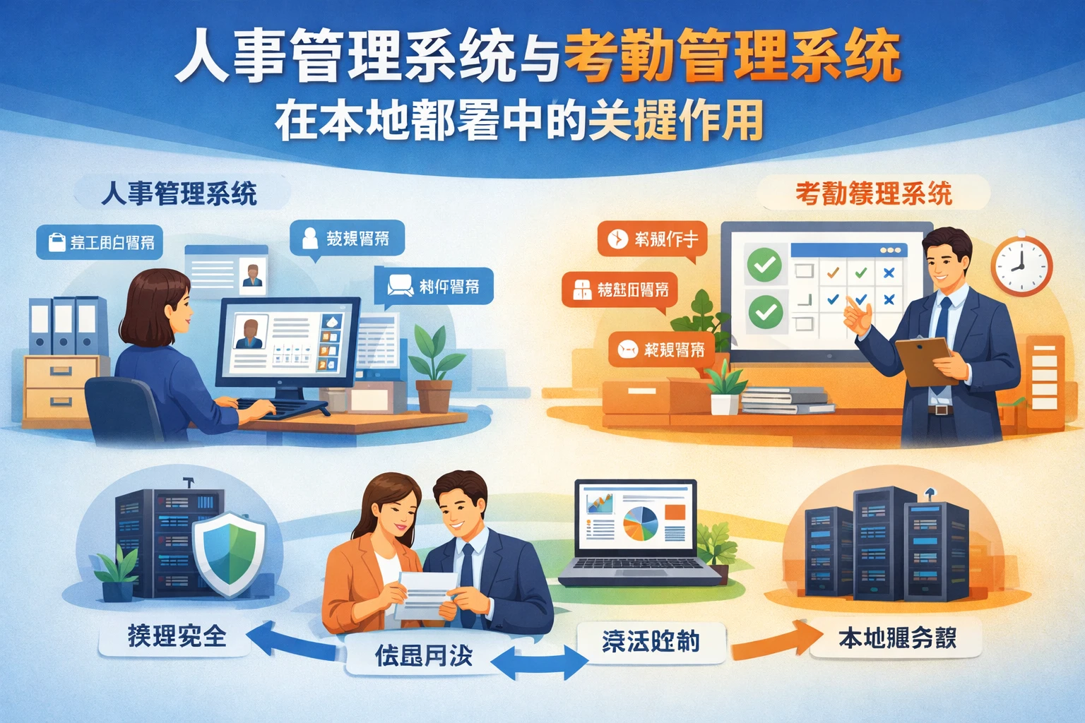 人事管理系统与考勤管理系统在本地部署中的关键作用