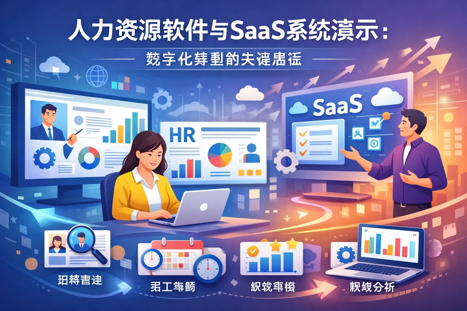 人力资源软件与SaaS系统演示：数字化转型的关键路径