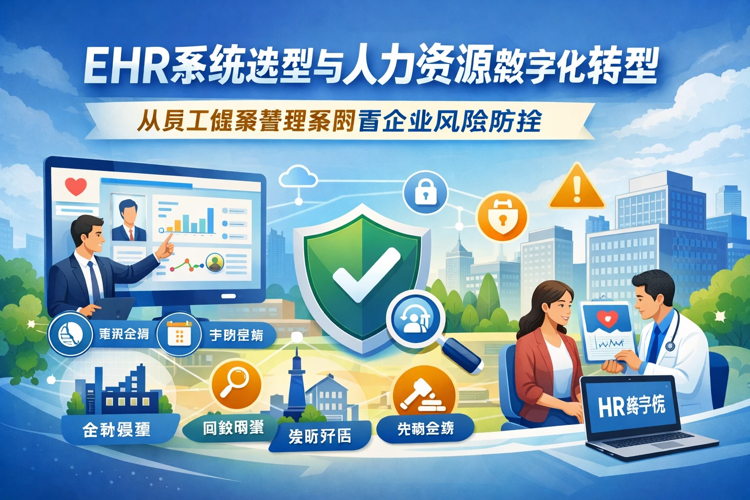 EHR系统选型与人力资源数字化转型：从员工健康管理案例看企业风险防控