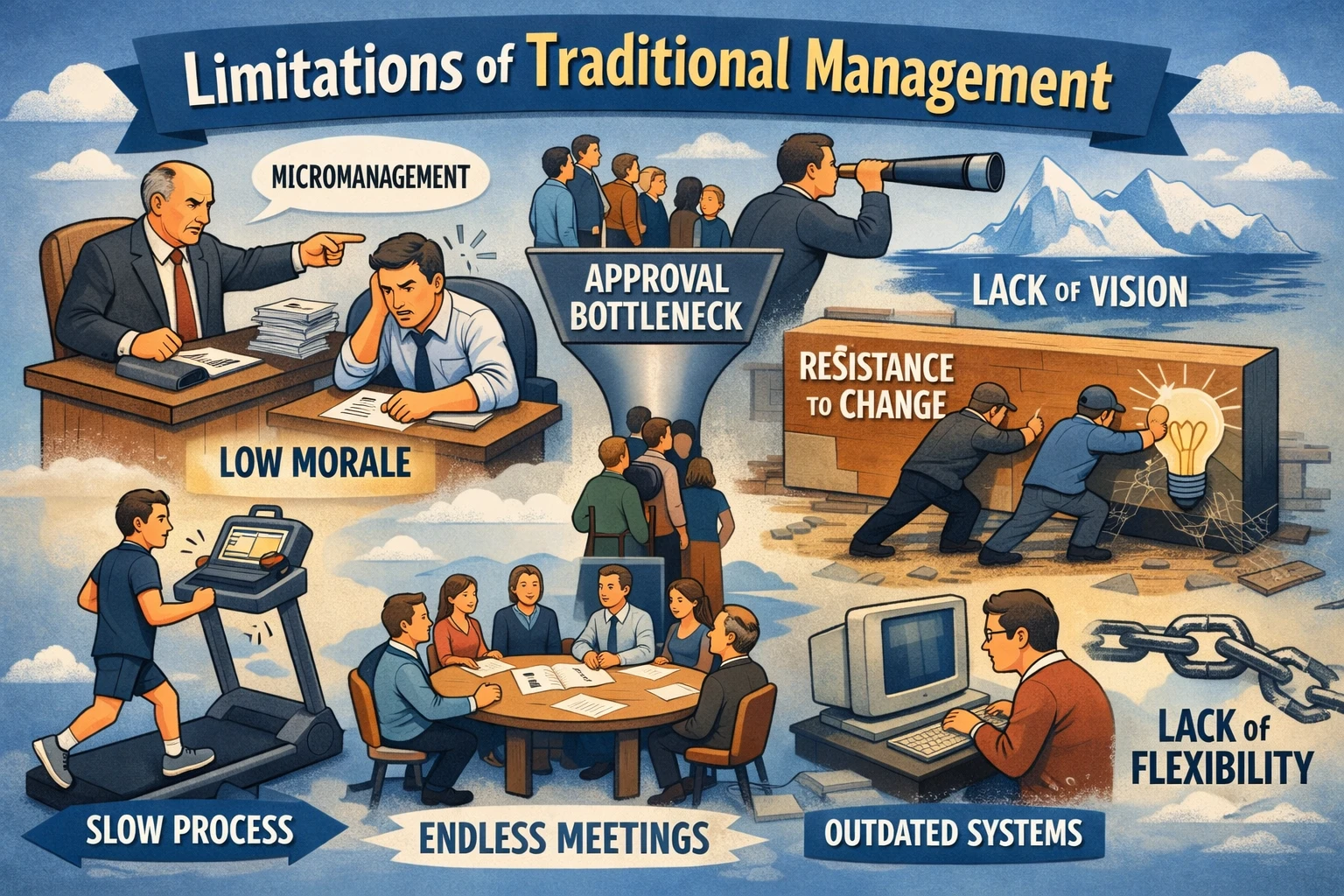 传统管理方式的局限性
