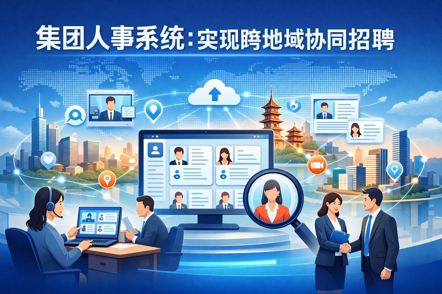 集团人事系统：实现跨地域协同招聘