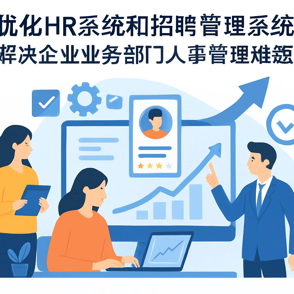 优化HR系统和招聘管理系统，解决企业业务部门人事管理难题