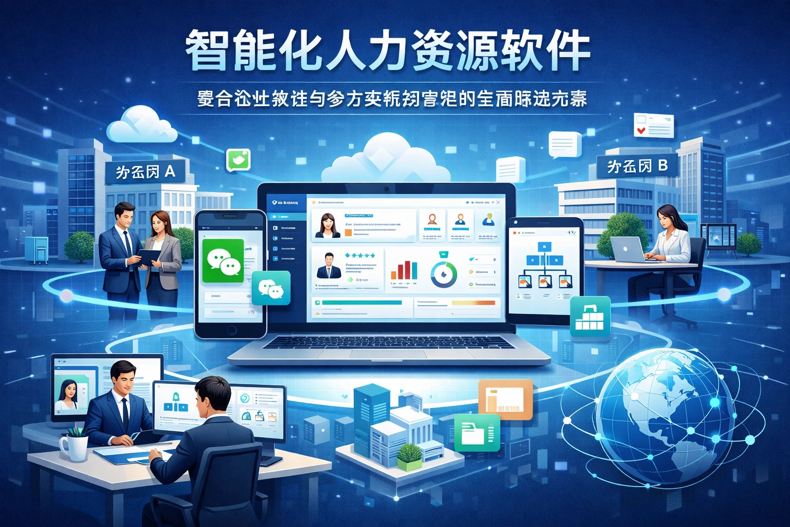 智能化人力资源软件：整合企业微信与多分支机构管理的全面解决方案