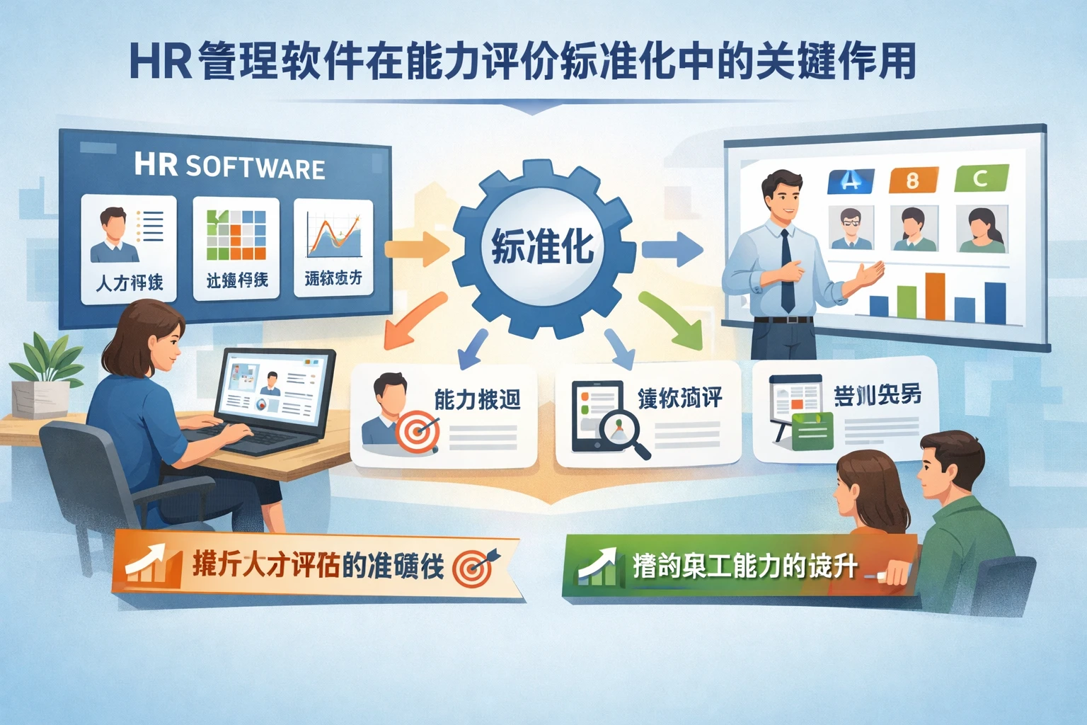 HR管理软件在能力评价标准化中的关键作用