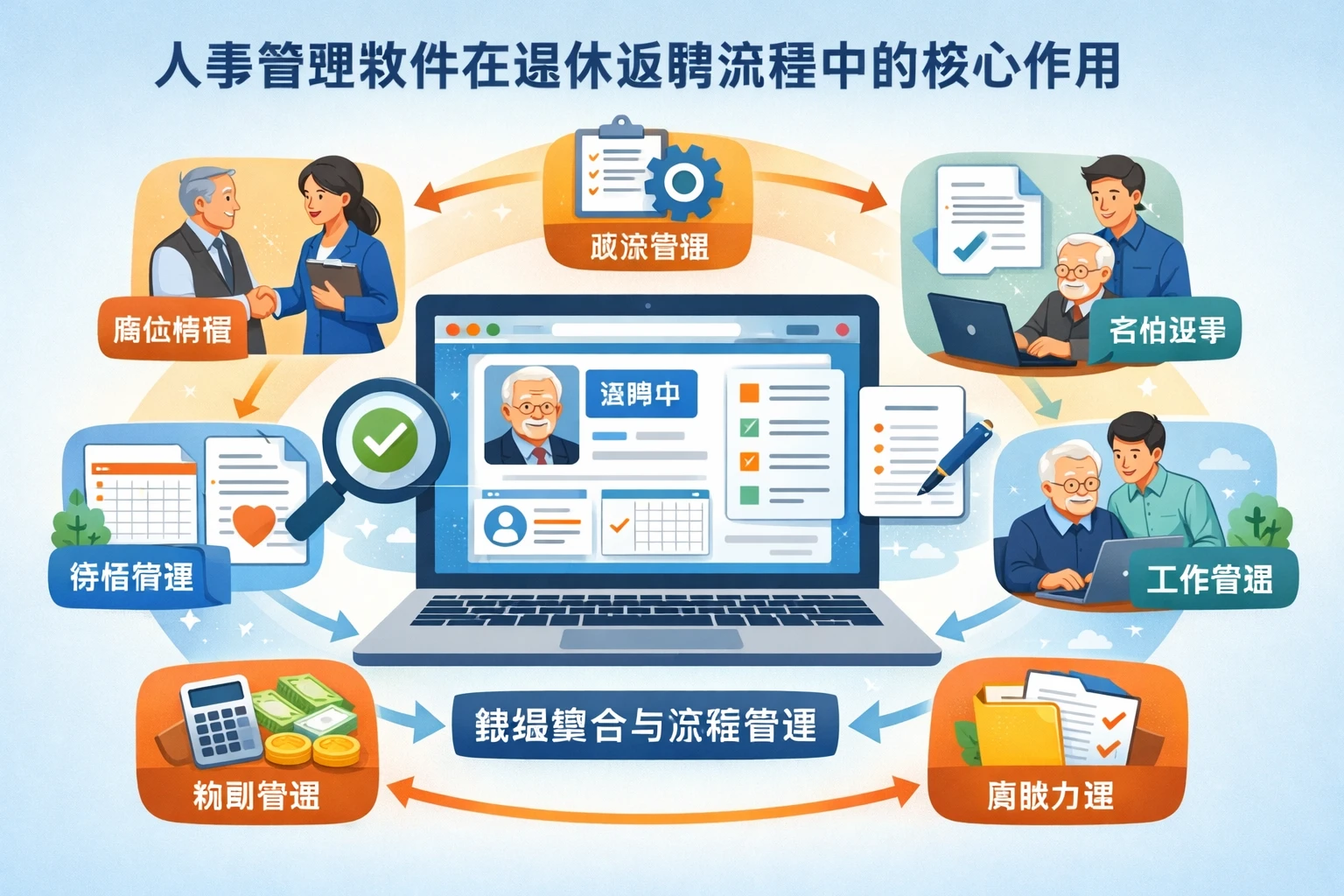 人事管理软件在退休返聘流程中的核心作用