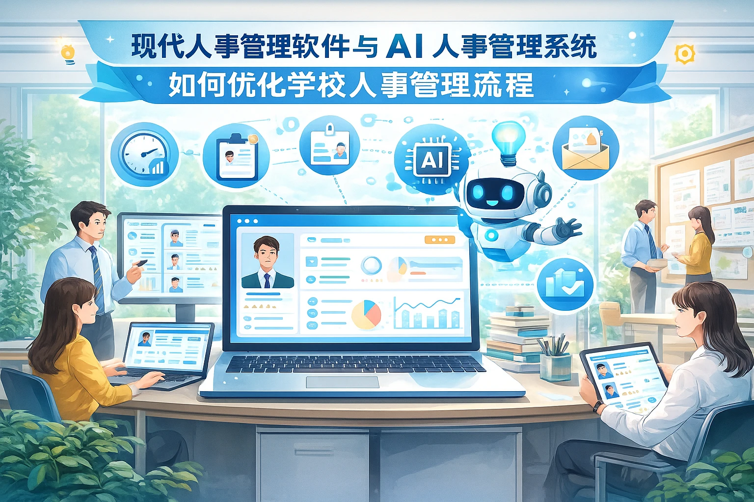 现代人事管理软件与AI人事管理系统如何优化学校人事管理流程