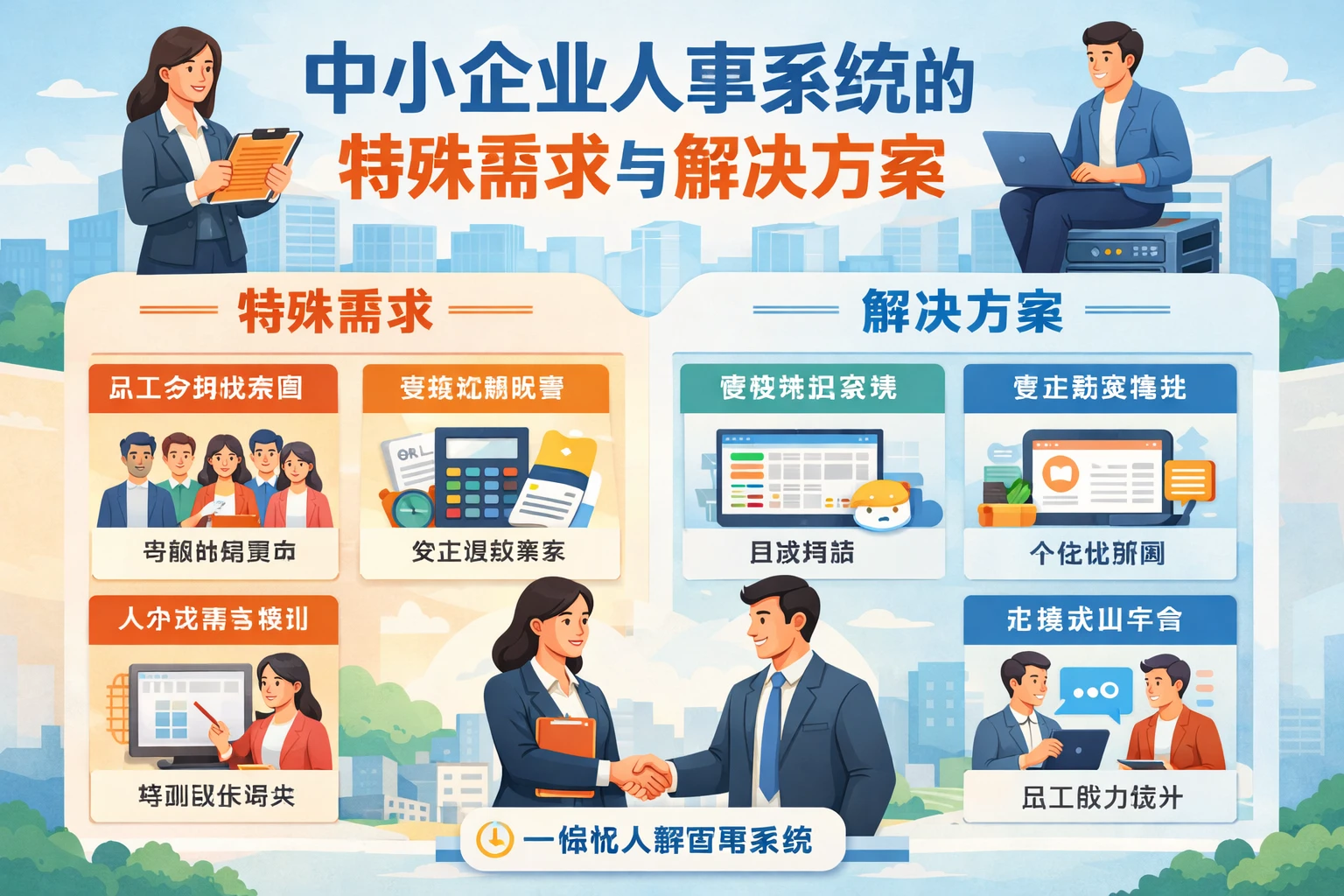中小企业人事系统的特殊需求与解决方案
