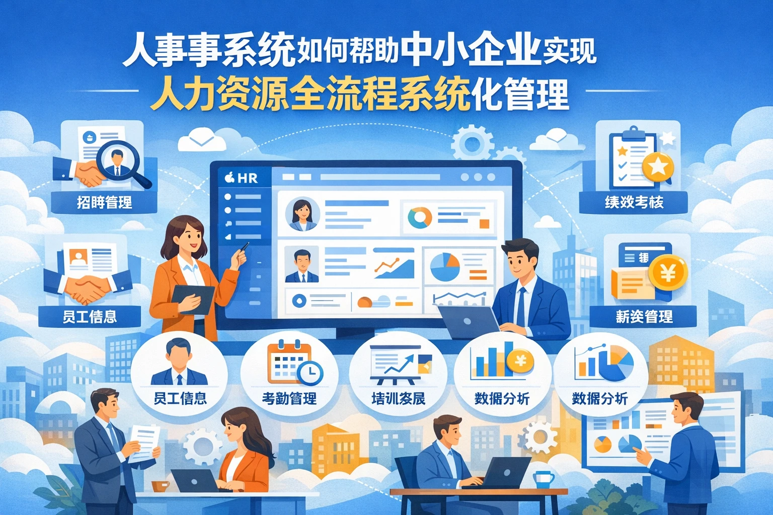 人事系统如何帮助中小企业实现人力资源全流程系统化管理