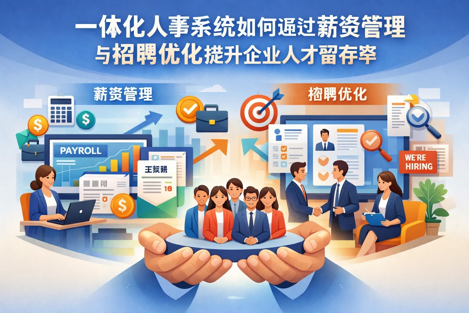 一体化人事系统如何通过薪资管理与招聘优化提升企业人才留存率
