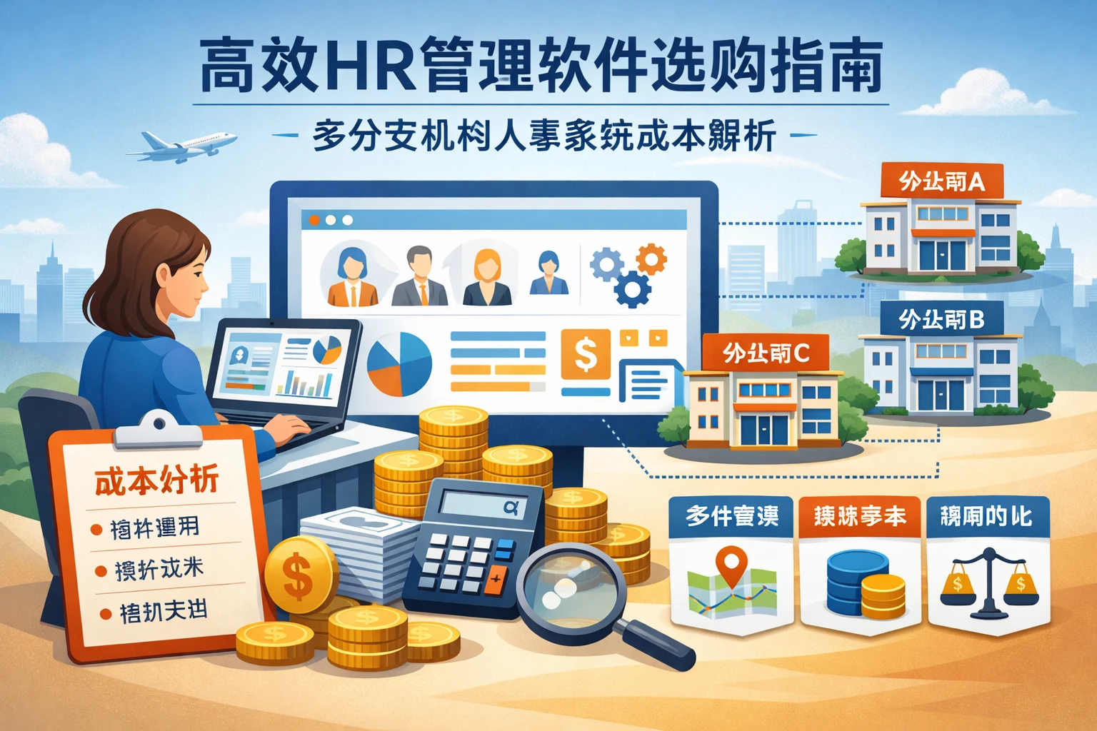 高效HR管理软件选购指南:多分支机构人事系统成本解析