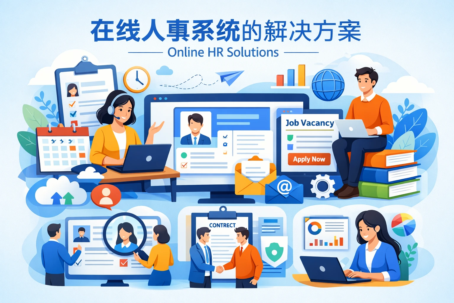 在线人事系统的解决方案